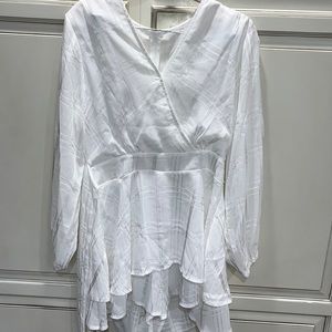 Amazon white romper size M